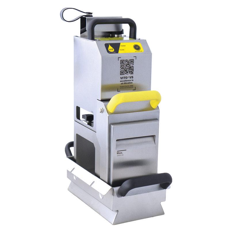 VITO® VS Frittierölfilter Herbstaktion inklusive Öltester und 1 Karton Filter (PE100)
