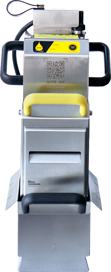 VITO® VM Frittierölfilter Herbstaktion inklusive Vito Öltester FT440 und 1 Karton Filter (PE100)