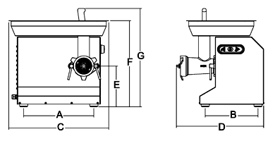 meat grinder TC 22 Polifemo